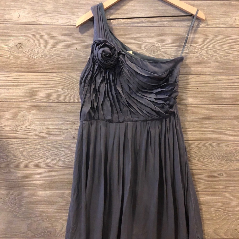 Ya Los Angeles One Shoulder Ruffle Dress